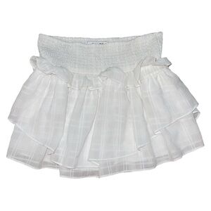 Do + Be white ruffle skirt women’s size large